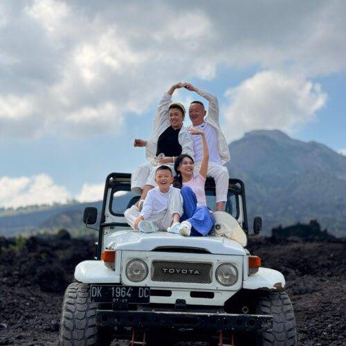 black lava jeep view