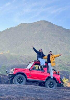 black lava Mt batur