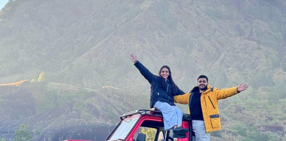 black lava Mt batur