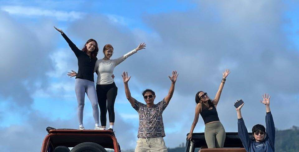 black sand mount batur