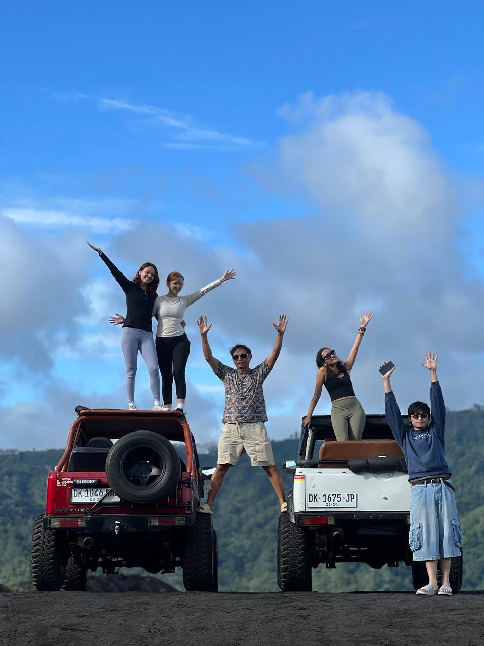 black sand mount batur